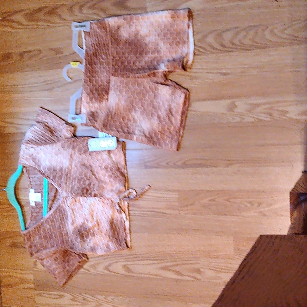 2 Pc Short Set, Size Sm